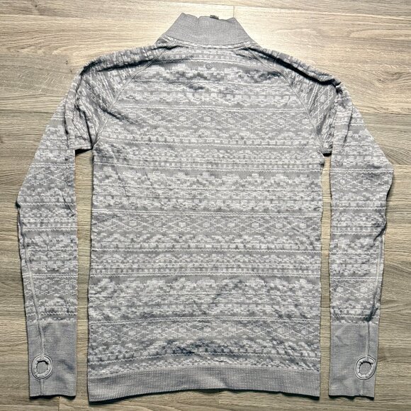 Lululemon Women's Rest Less 1/4 Zip Sweater - Grey - Picture 5 of 10